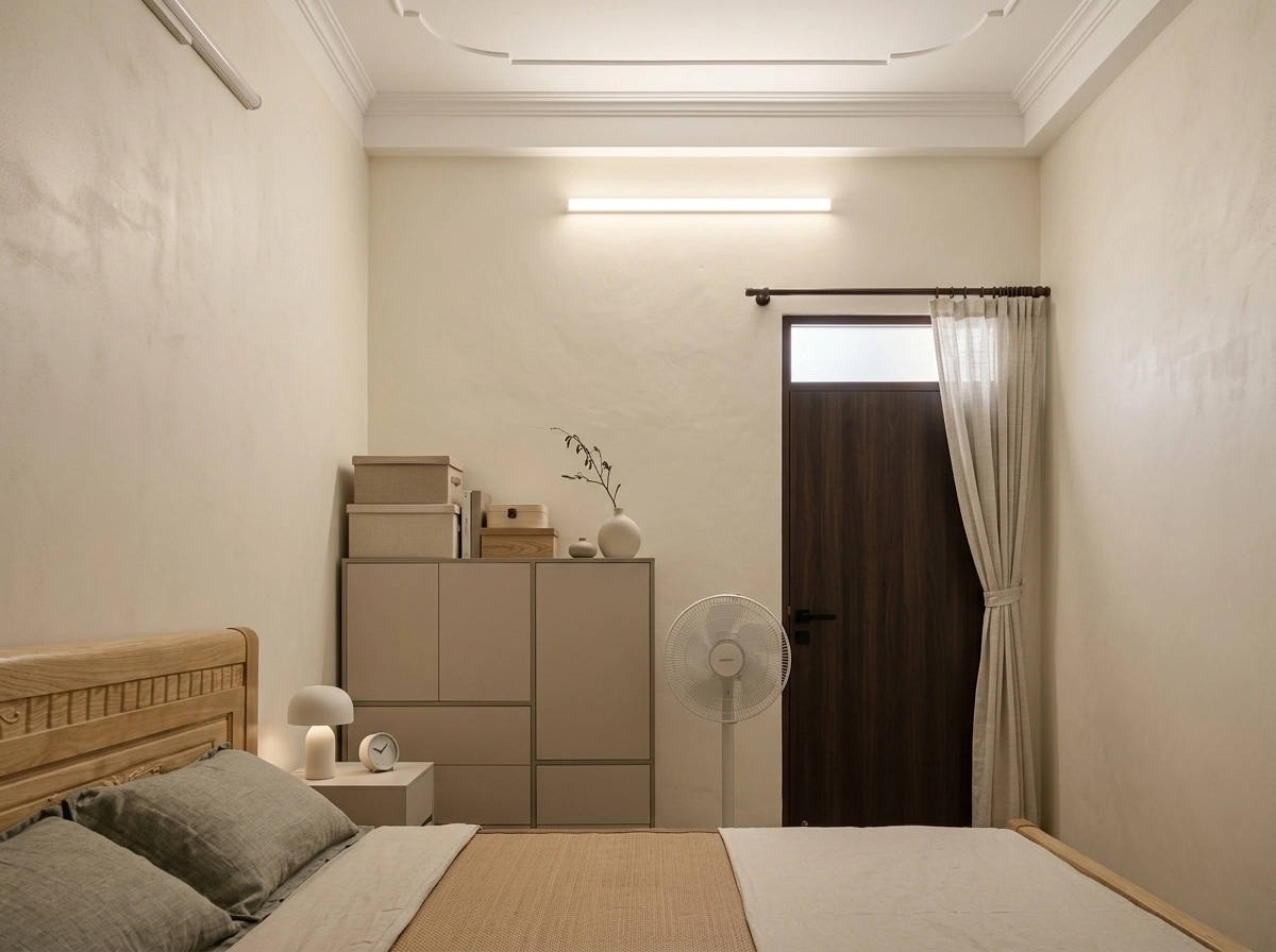 Minimalism Bedroom design — interior photo by GenRoom AI