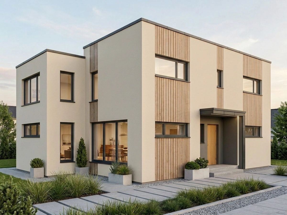 Scandinavian Facade Facade design — facade photo by GenRoom AI