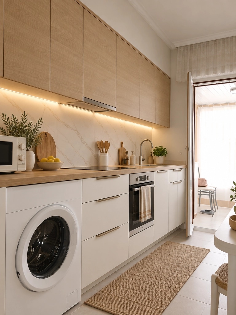 Interior design in Scandinavian style — Kitchen by GenRoom AI
