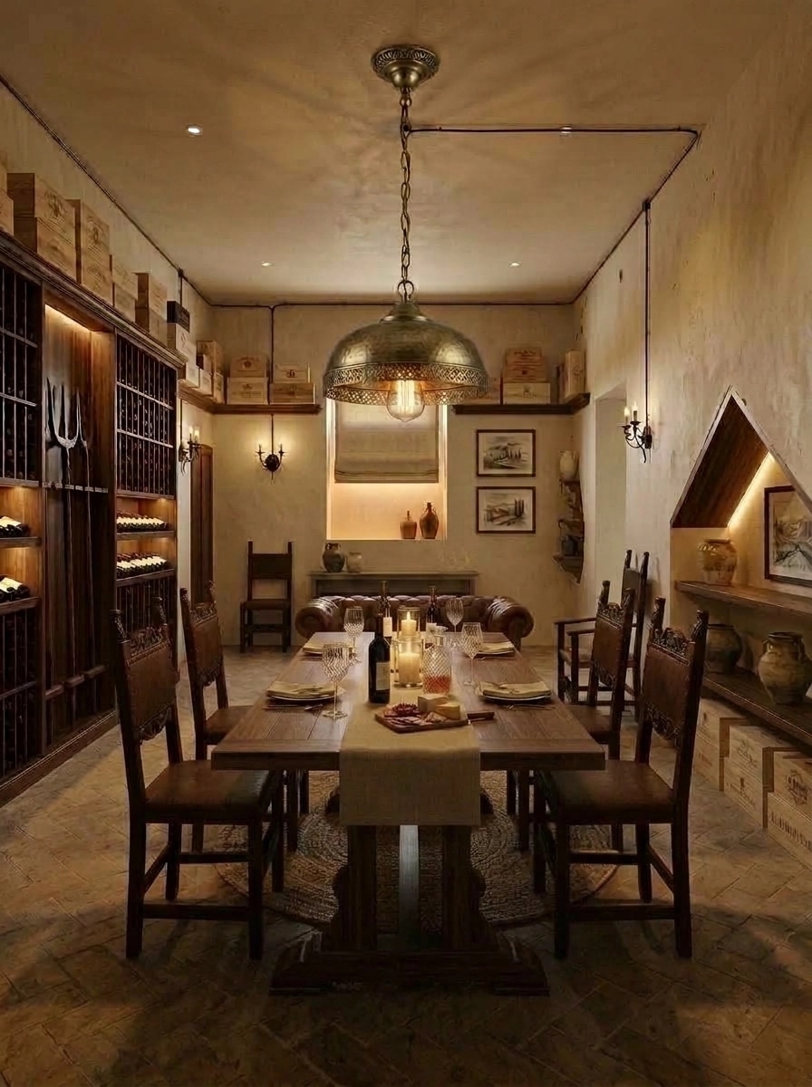 Interior design in Tuscan style — Living Room by GenRoom AI