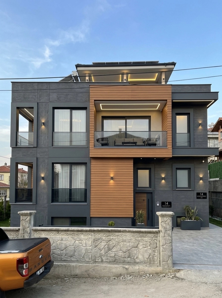 Contemporary Facade Facade design — facade photo by GenRoom AI
