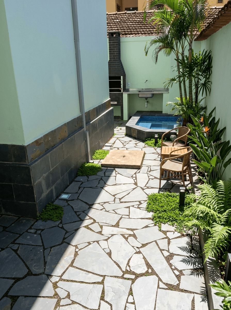 Yard design in no_style style — photo by GenRoom AI