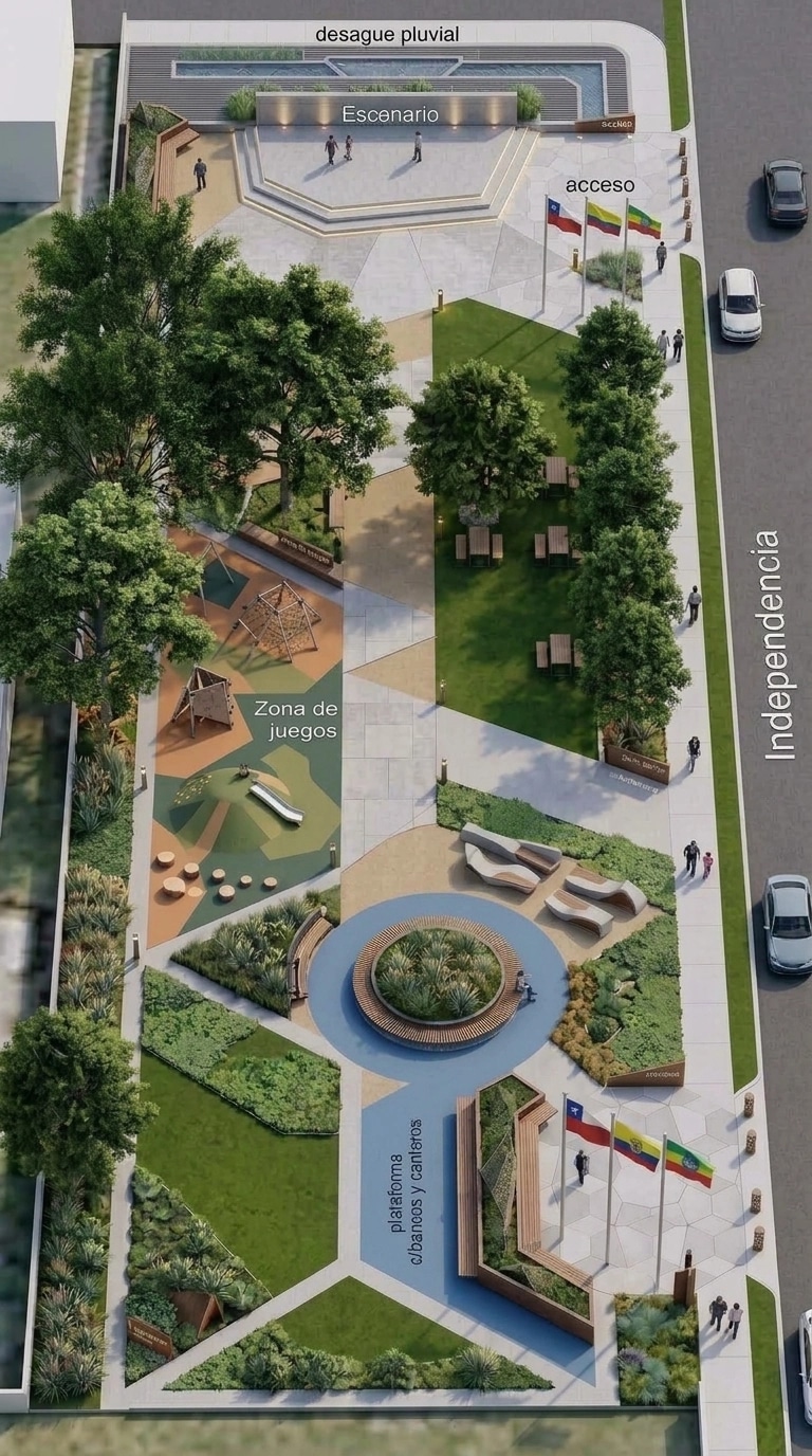 Landscape design in Contemporary Yard style — Yard by GenRoom AI