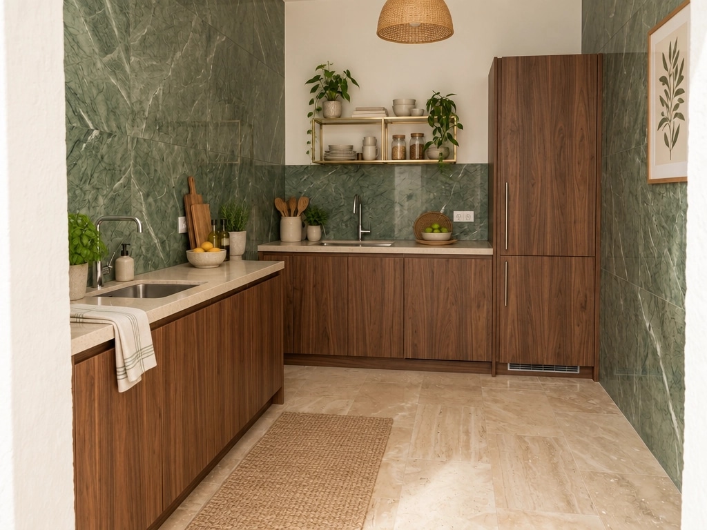 Kitchen interior in no_style style — photo by GenRoom AI