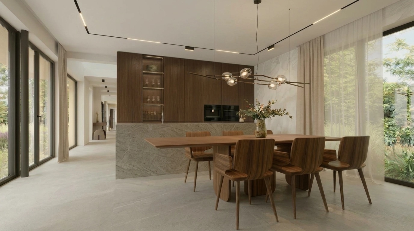 Minimalism Kitchen design — interior photo by GenRoom AI