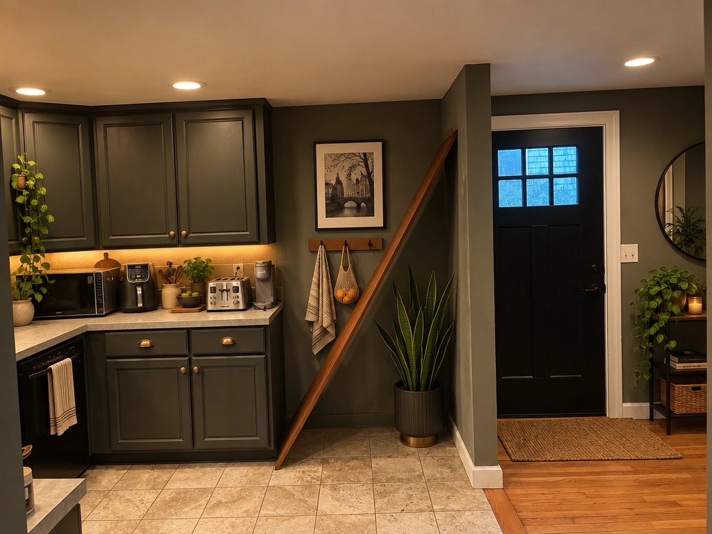 Kitchen interior in Loft / Industrial style — photo by GenRoom AI