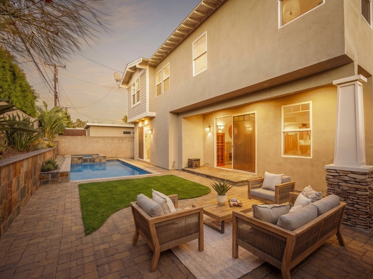 Yard design in no_style style — photo by GenRoom AI