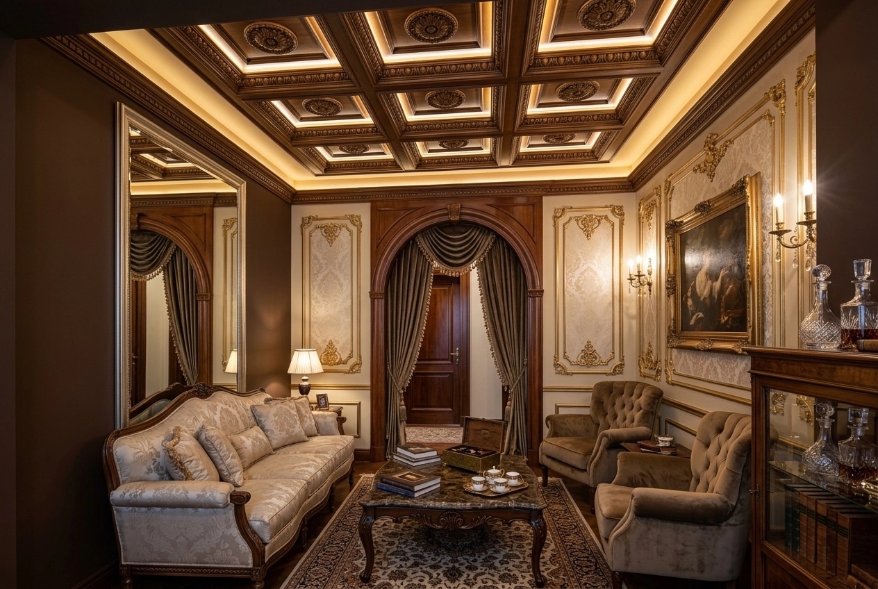 Interior design in Classic style — Living Room by GenRoom AI