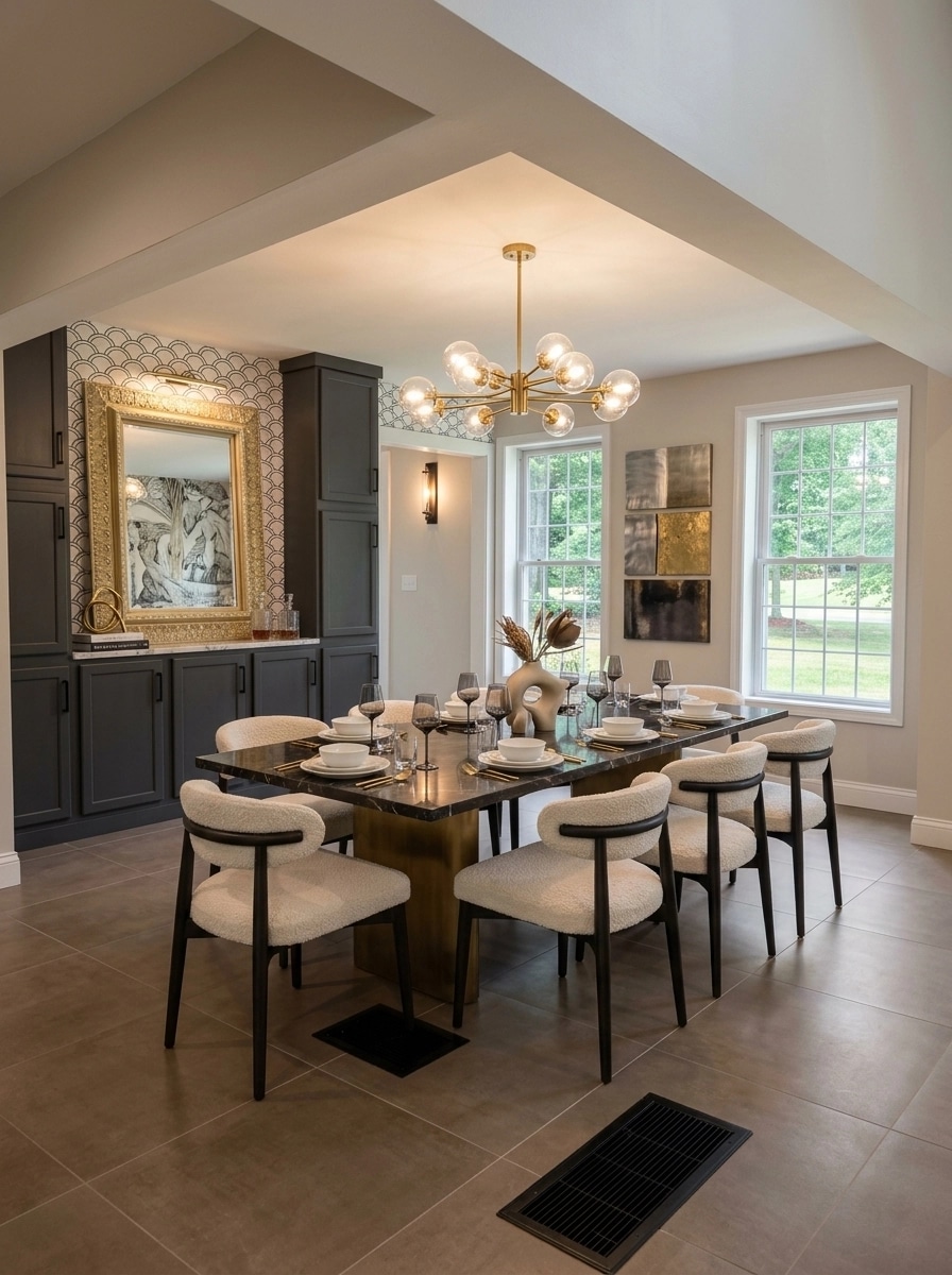 Interior design in Contemporary style — dining_room by GenRoom AI