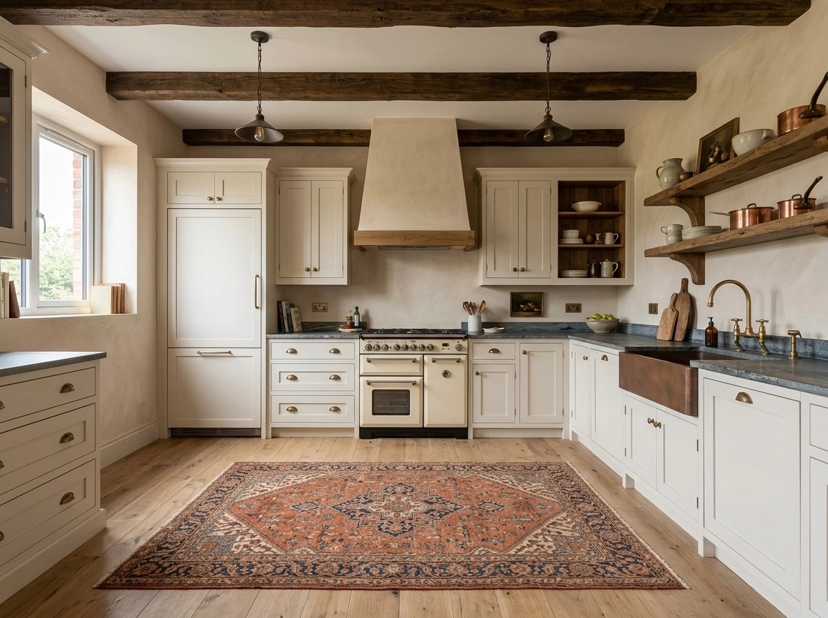 Rustic Kitchen design — interior photo by GenRoom AI