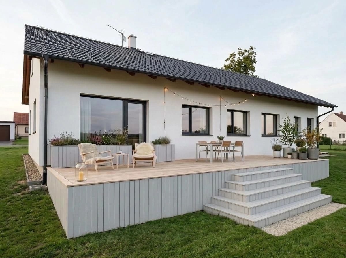 Interiördesign i stilen Scandinavian — terrace av GenRoom AI