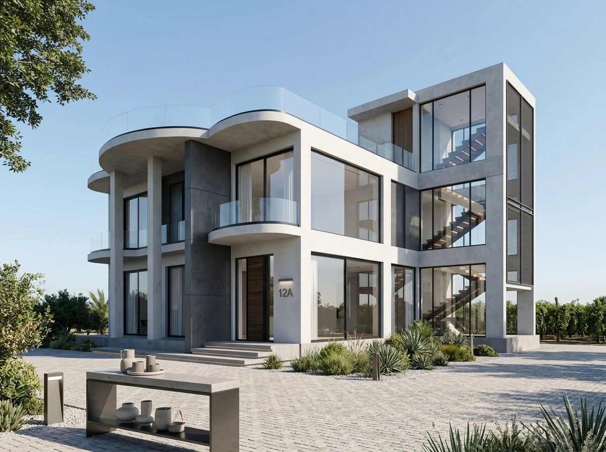 Facade design in Minimalist Facade style — Facade by GenRoom AI