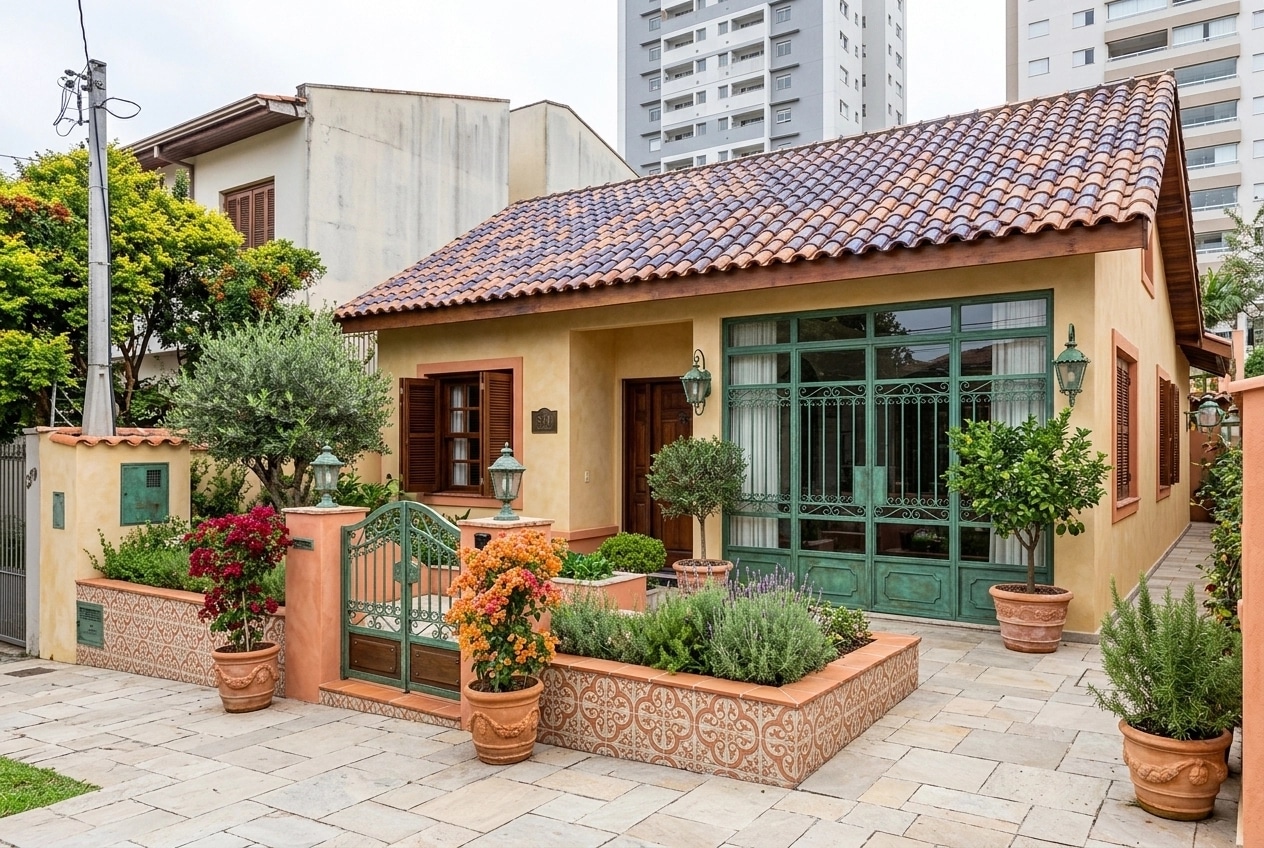 Facade design in Mediterranean Facade style — Facade by GenRoom AI