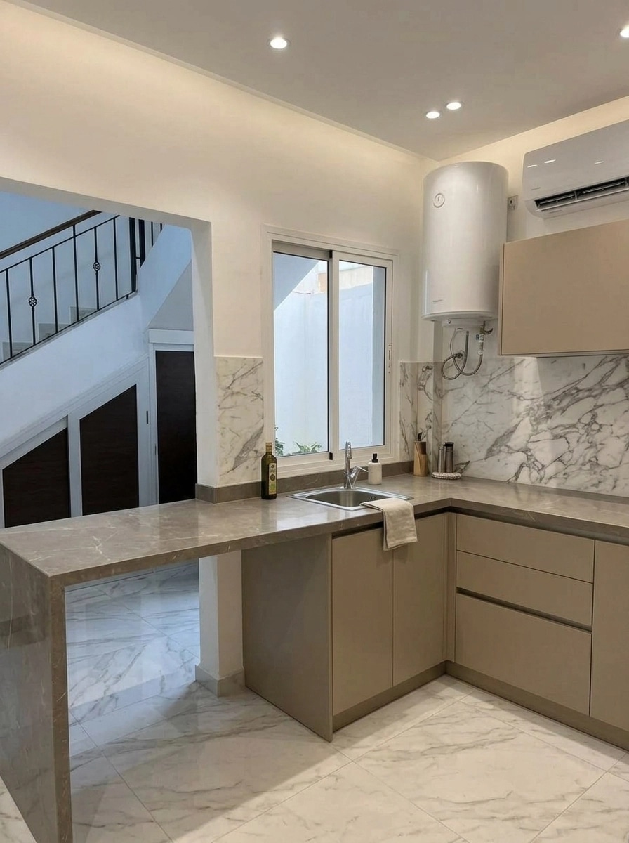 Kitchen interior in no_style style — photo by GenRoom AI