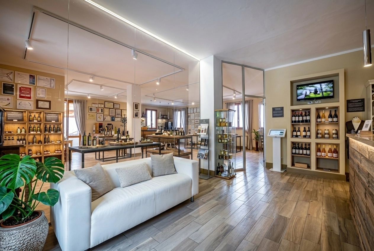 Interior design in Modern Farmhouse style — showroom by GenRoom AI