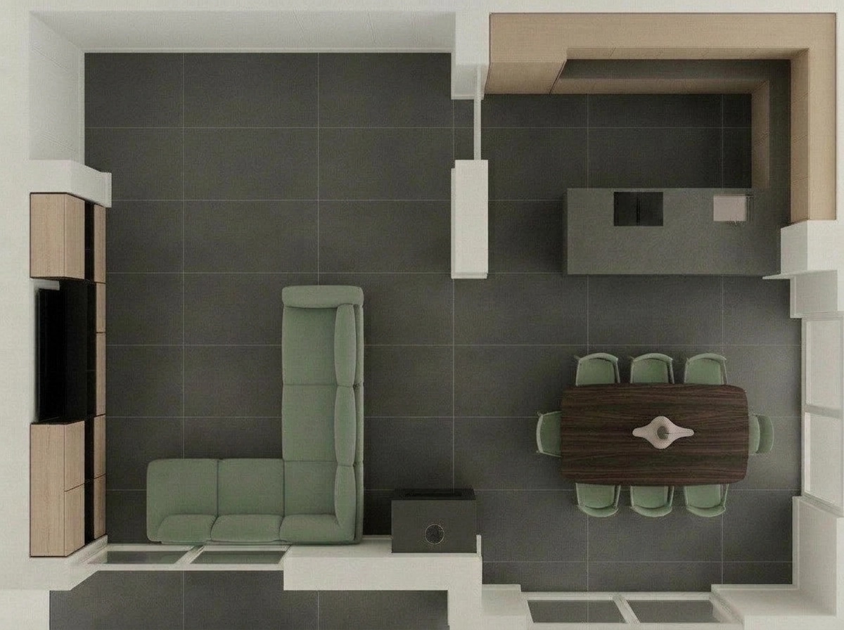 Minimalism Living Room design — interior photo by GenRoom AI