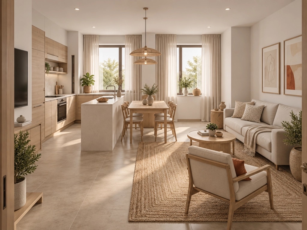 Scandinavian Living Room design — interior photo by GenRoom AI
