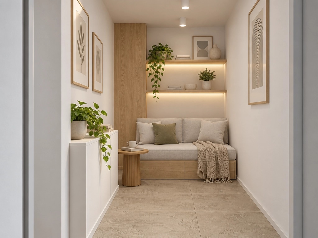 Interior design in Scandinavian style — balcony by GenRoom AI
