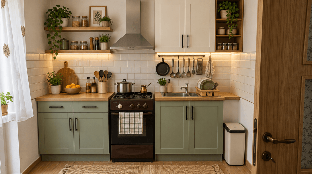 Kitchen interior in no_style style — photo by GenRoom AI