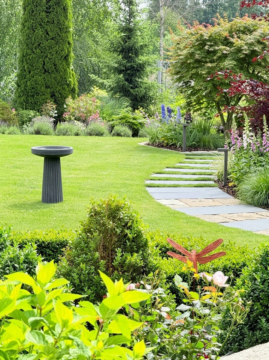 Yard design in no_style style — photo by GenRoom AI