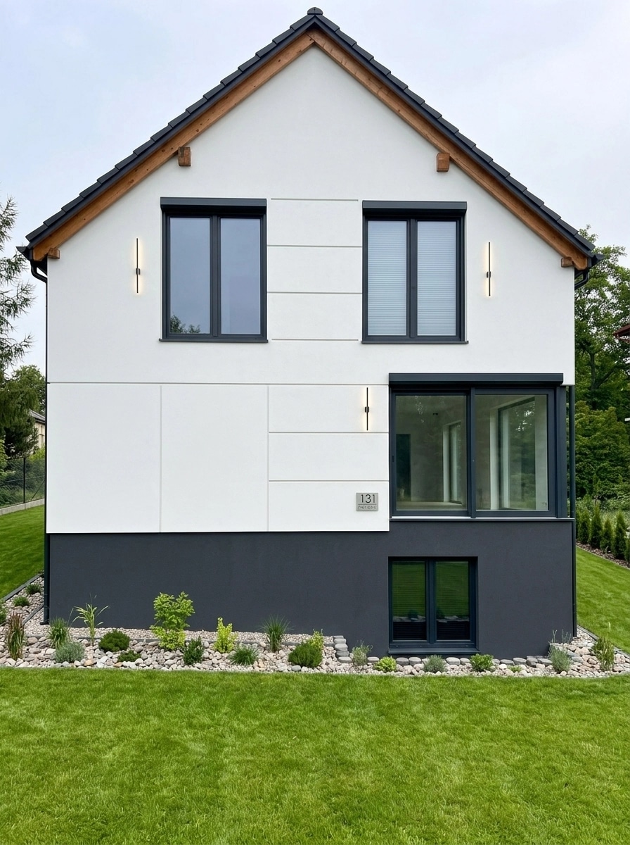 Contemporary Facade Fasad design — facade photo by GenRoom AI