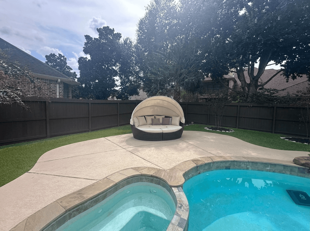 Yard design in no_style style — photo by GenRoom AI