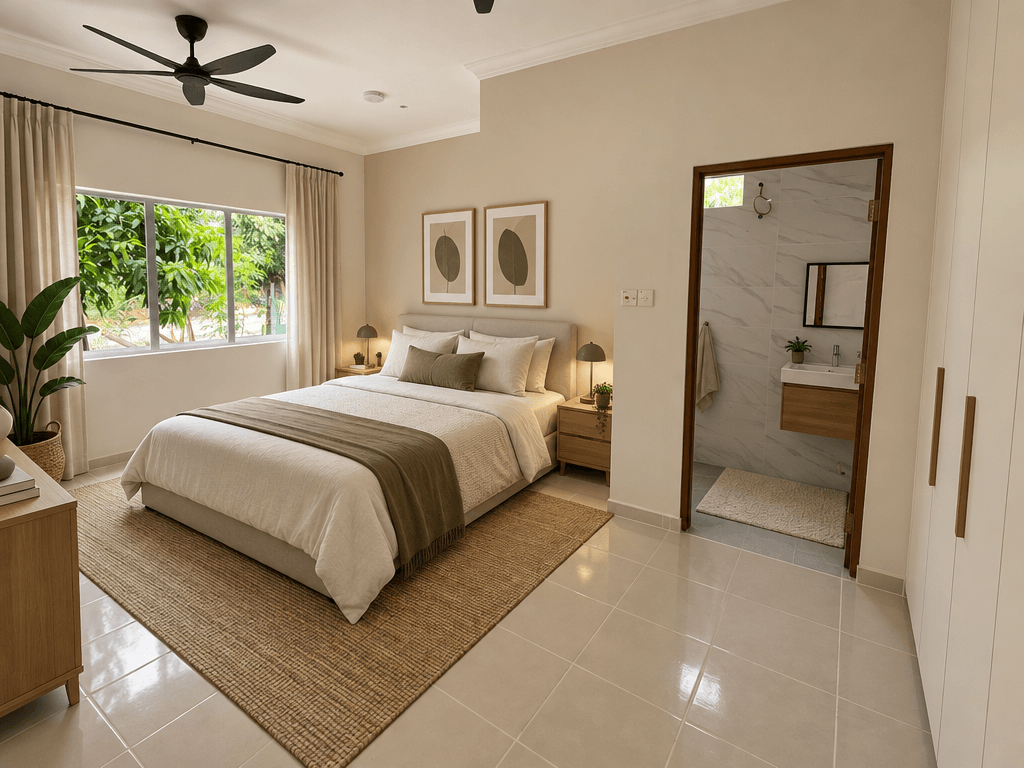 Minimalism Bedroom design — interior photo by GenRoom AI
