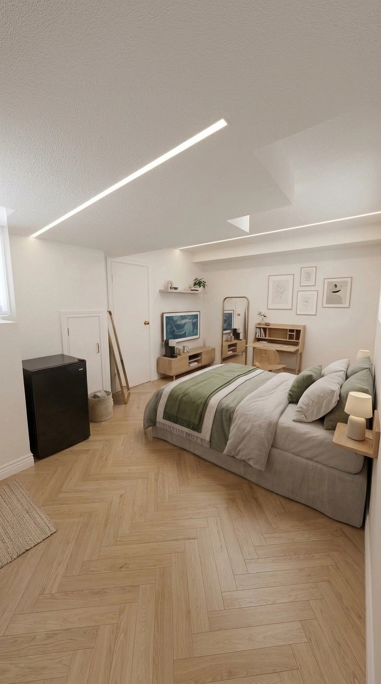 Scandinavian Bedroom design — interior photo by GenRoom AI