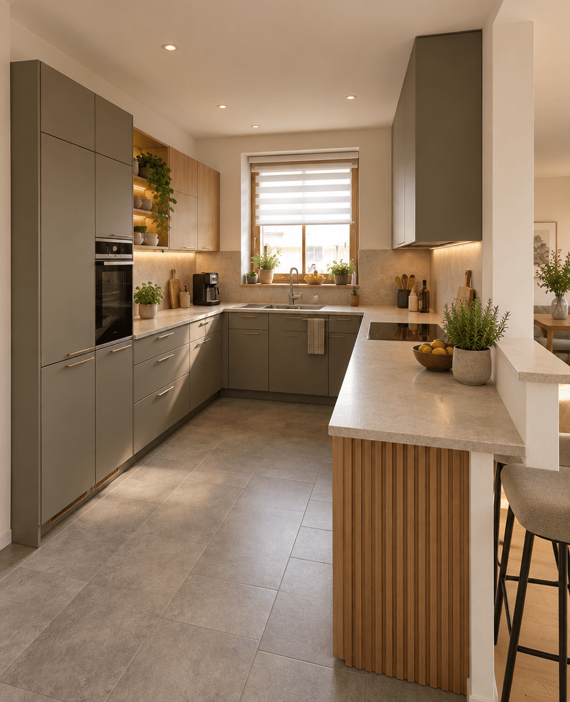 Kitchen interior in no_style style — photo by GenRoom AI