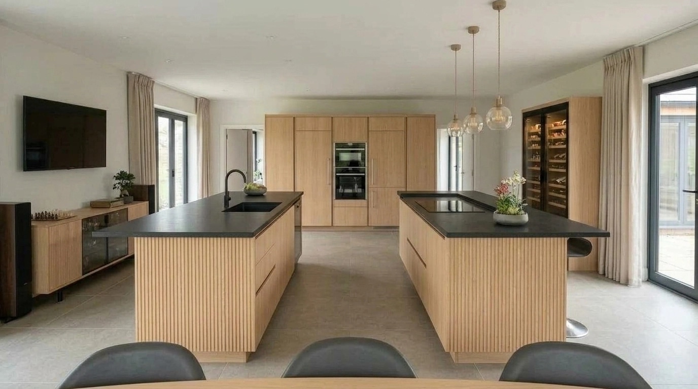 Japandi Cozinha design — interior photo by GenRoom AI