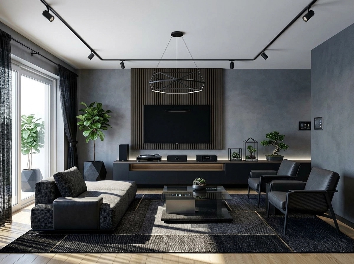 Blacktec Salon design — interior photo by GenRoom AI