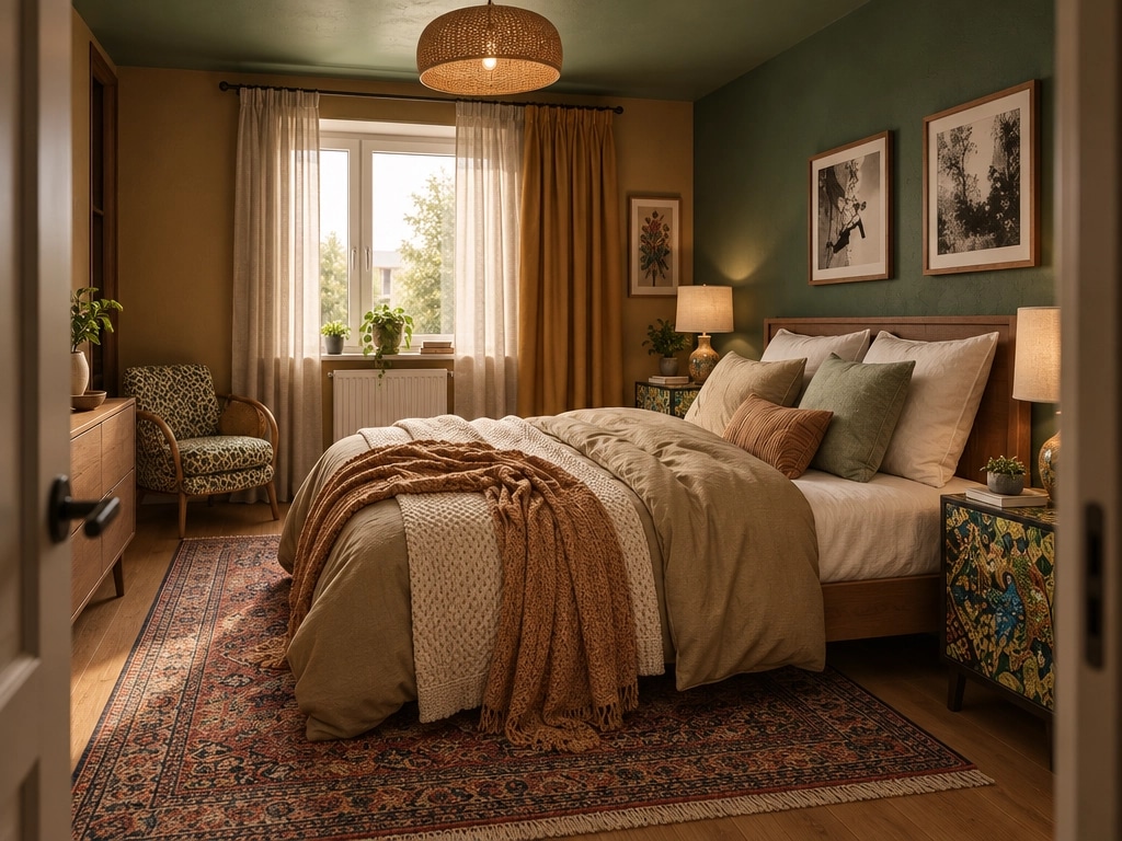 Interior design in Eclectic style — Bedroom by GenRoom AI