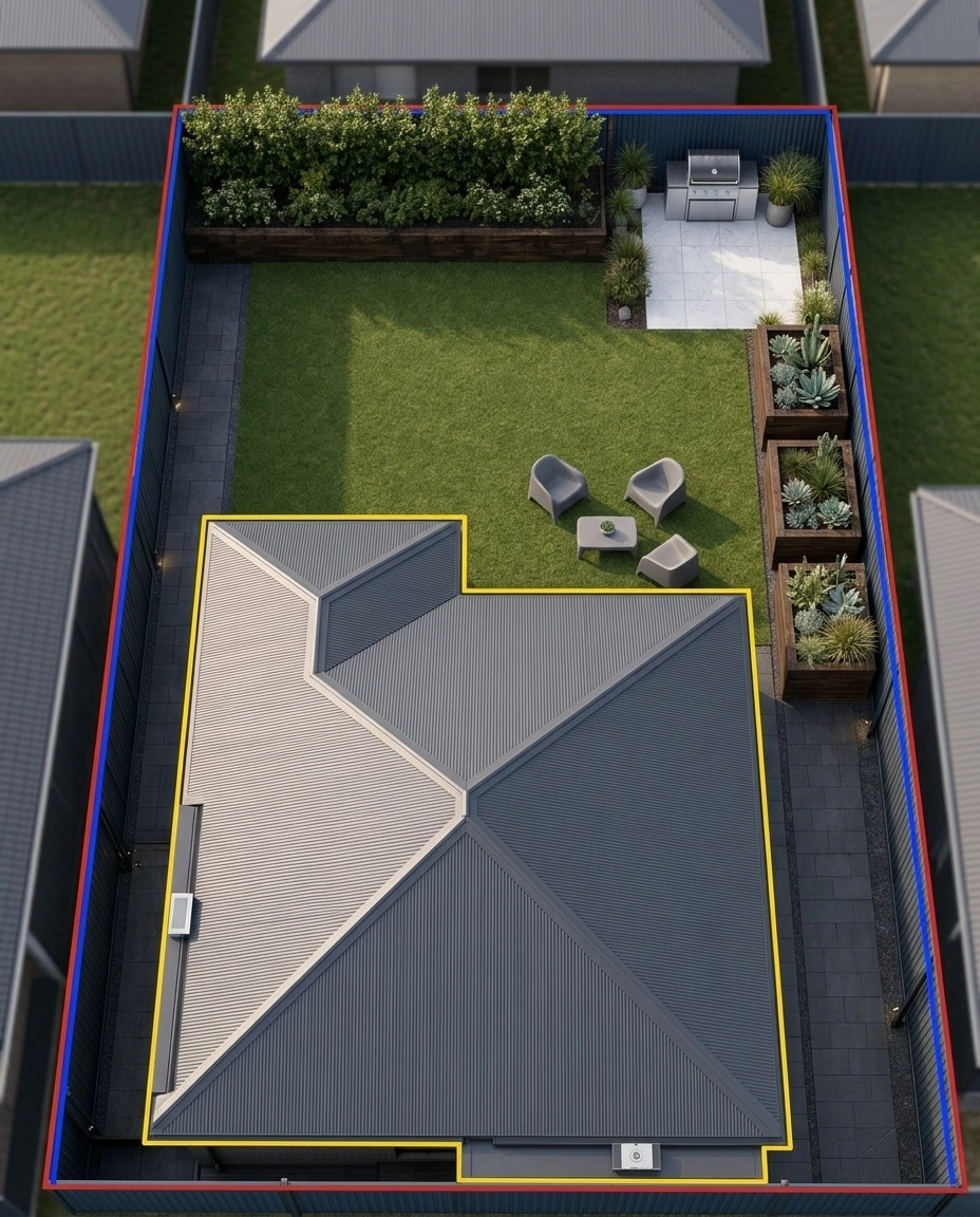 Landscape design in Minimalist Yard style — Yard by GenRoom AI