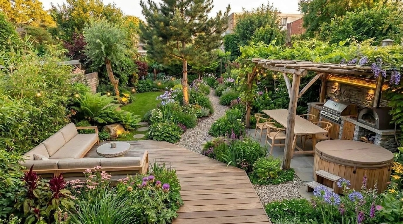 Yard design in no_style style — photo by GenRoom AI