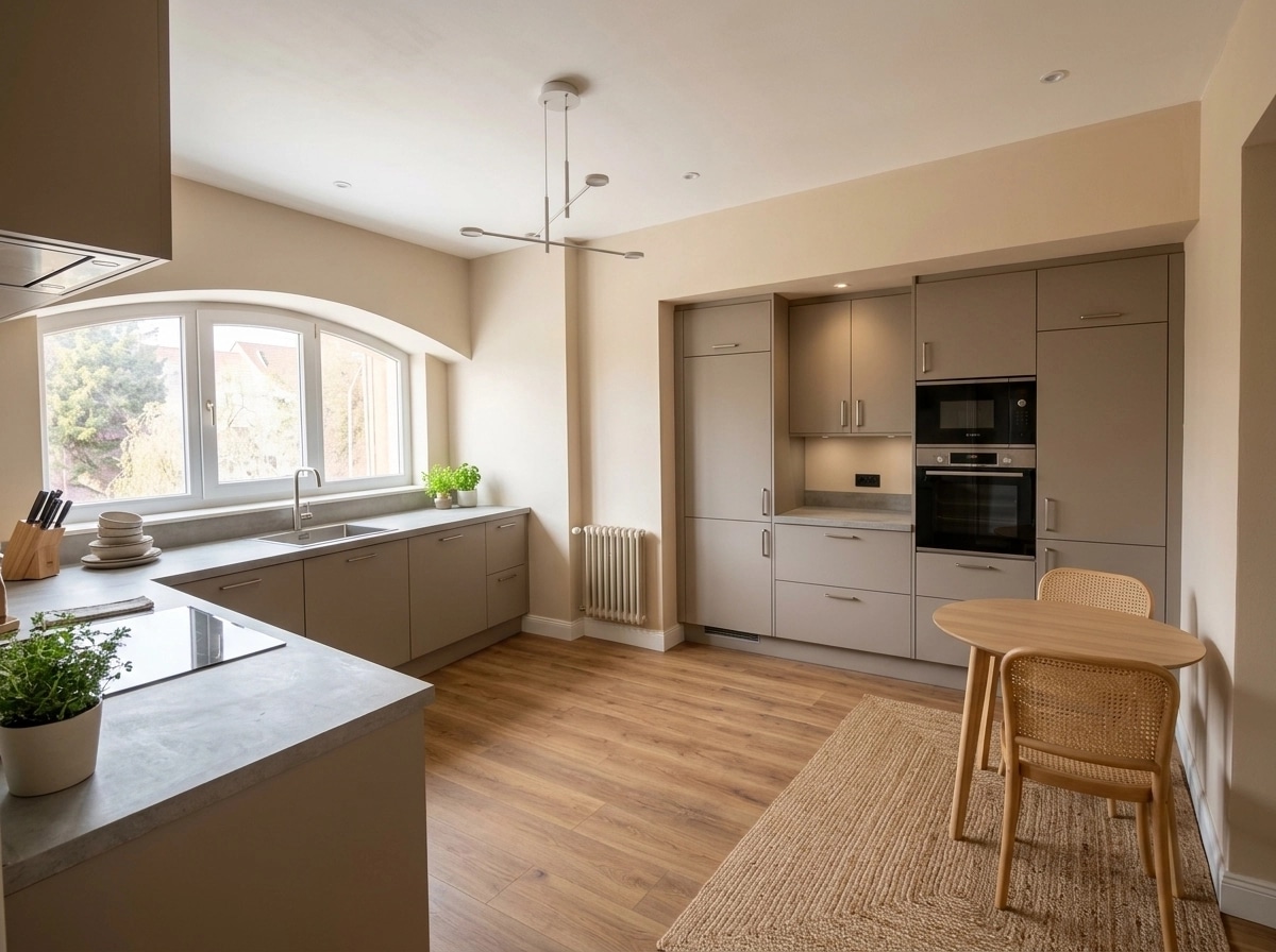 Kitchen interior in no_style style — photo by GenRoom AI