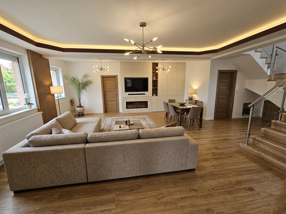 Interior design in Contemporary style — Living Room by GenRoom AI