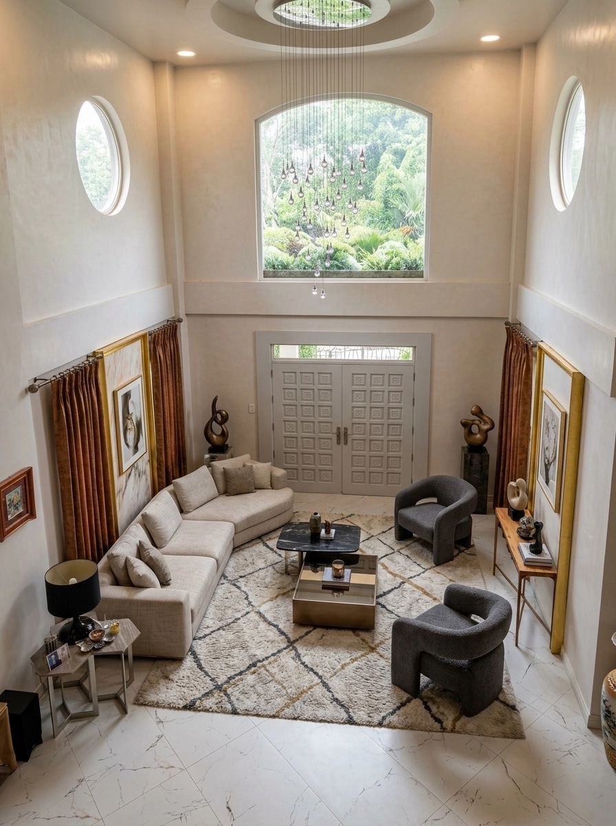 Interior design in Contemporary style — Living Room by GenRoom AI