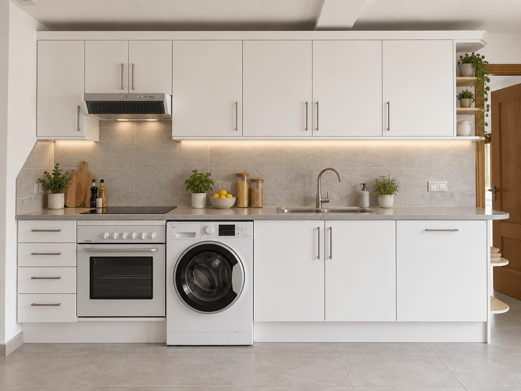 Kitchen interior in no_style style — photo by GenRoom AI