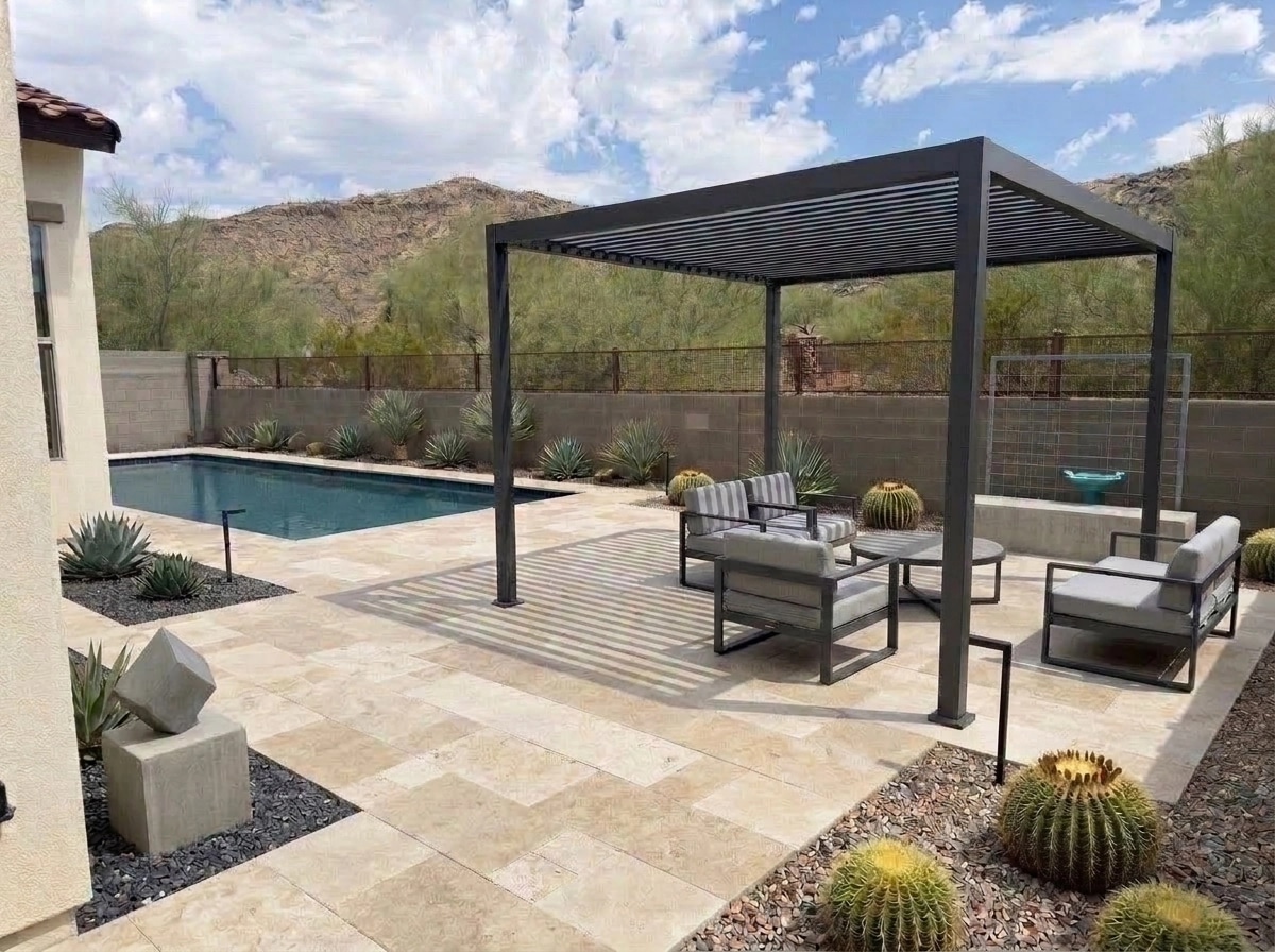 Landscape design in Minimalist Yard style — Yard by GenRoom AI