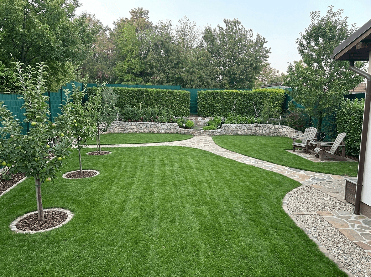 Yard design in no_style style — photo by GenRoom AI