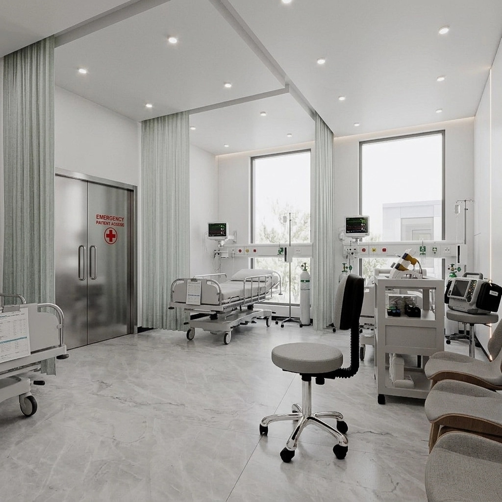 Interior design in Minimalism style — clinic by GenRoom AI