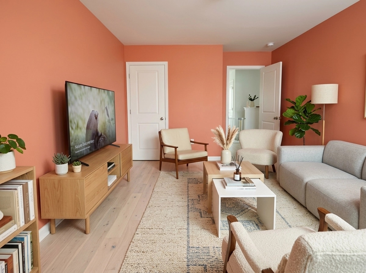 Scandinavian Living Room design — interior photo by GenRoom AI
