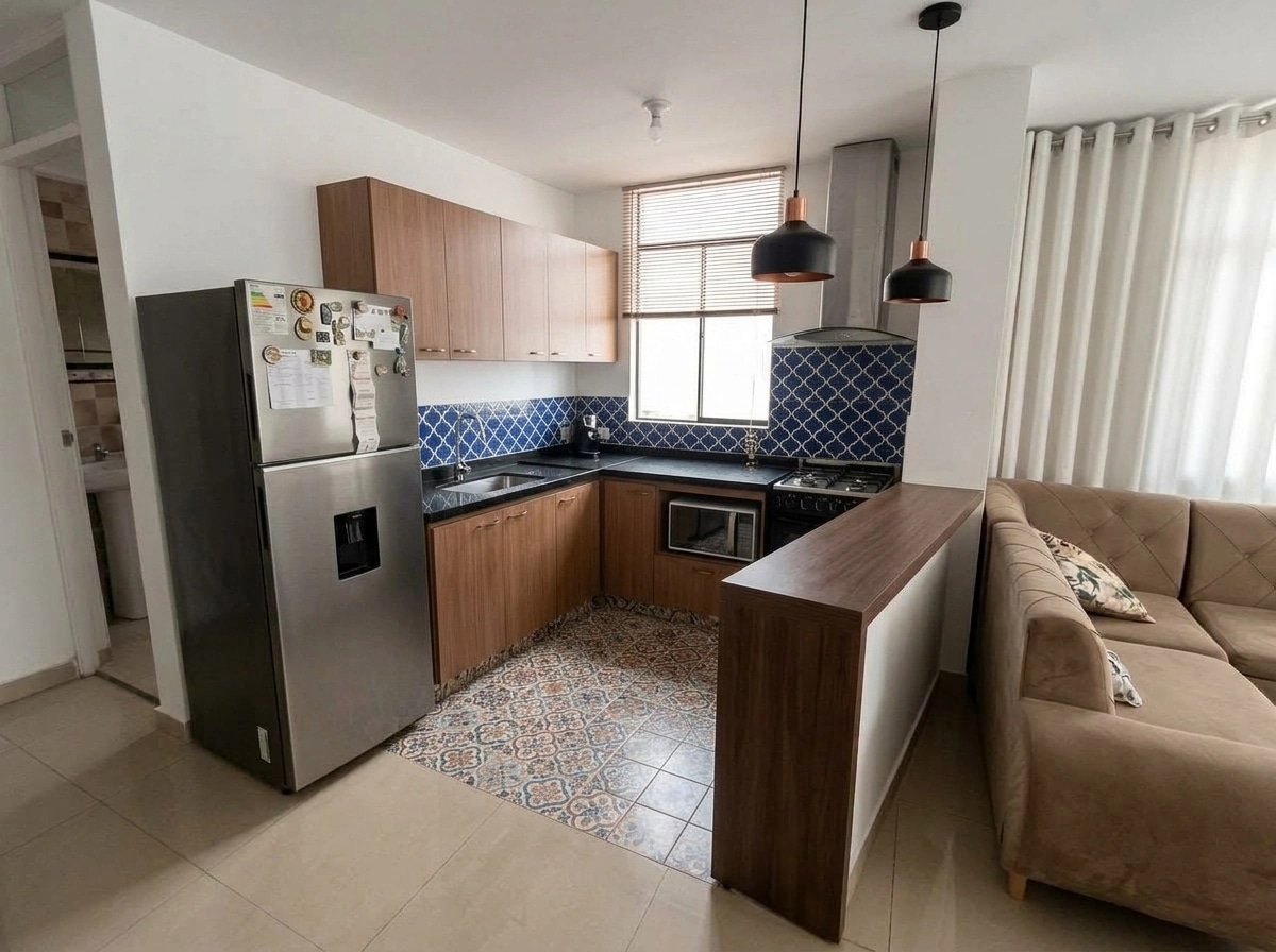 Kitchen interior in no_style style — photo by GenRoom AI