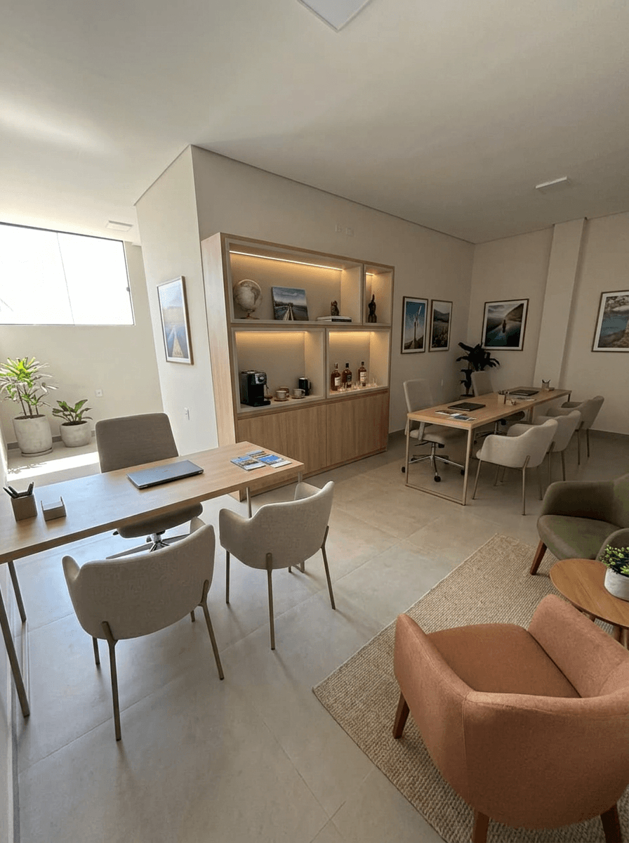 Interior design in Minimalism style — Office by GenRoom AI