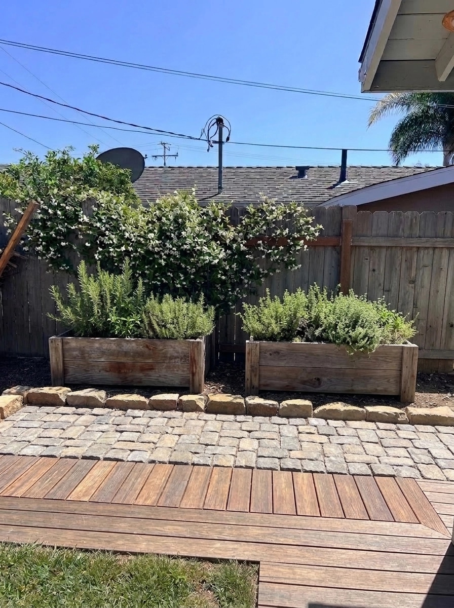 Landscape design in Mediterranean Yard style — Yard by GenRoom AI