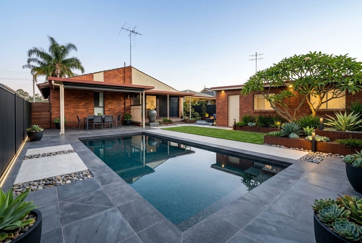 Contemporary Yard Yard design — yard photo by GenRoom AI