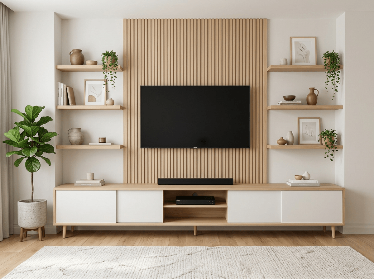 Interior design in Scandinavian style — Living Room by GenRoom AI
