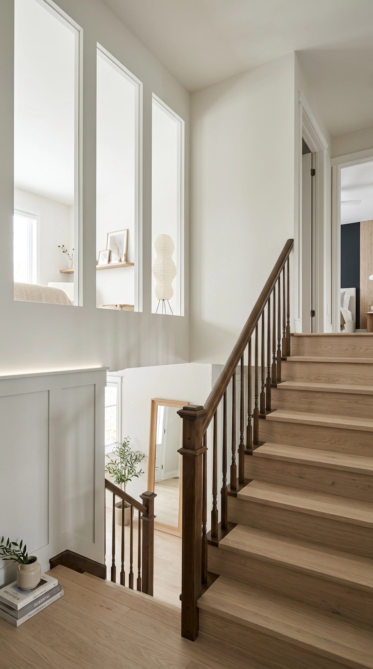Hallway interior in Scandinavian style — photo by GenRoom AI