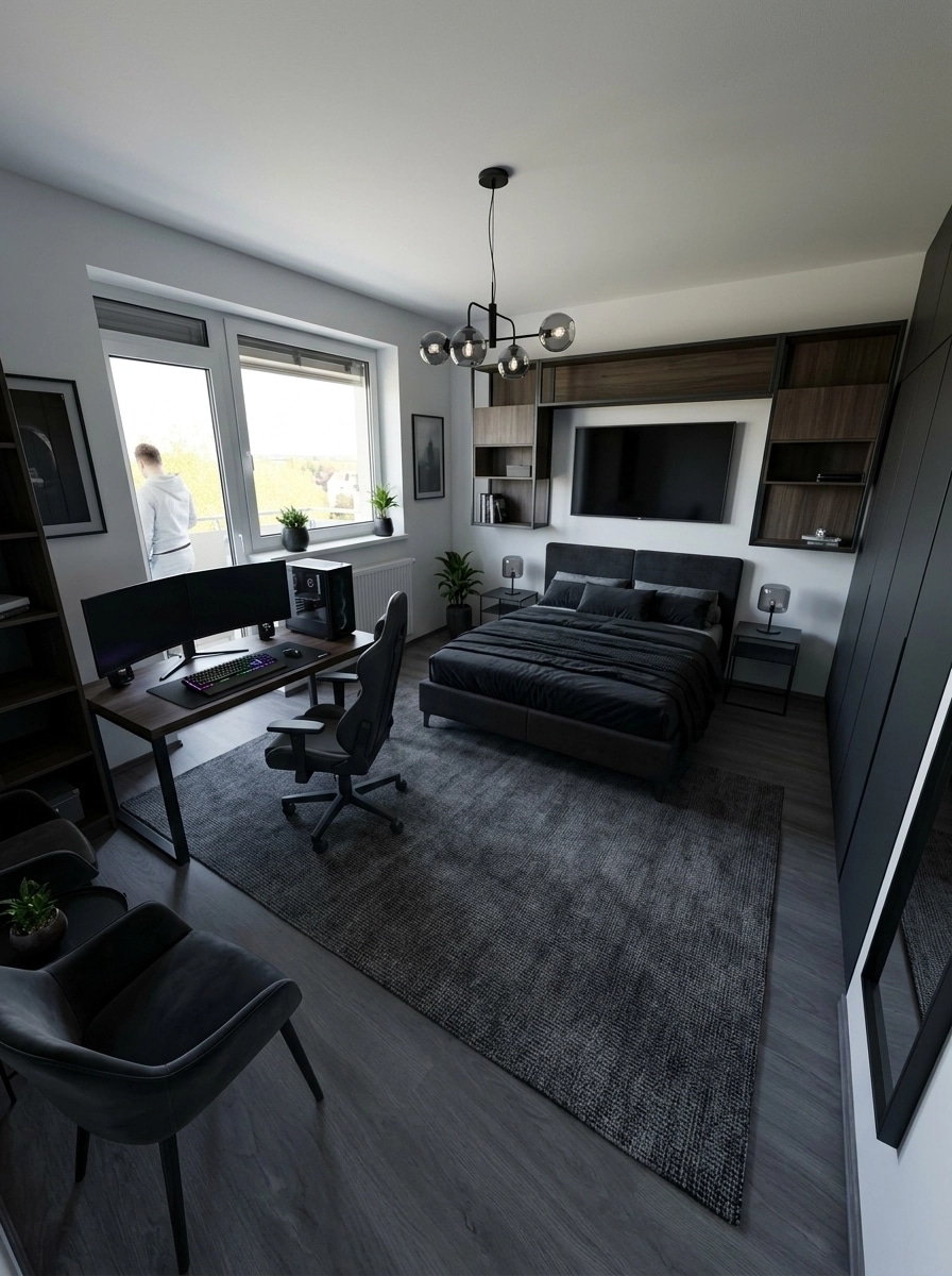 Interior design in Contemporary style — Bedroom by GenRoom AI