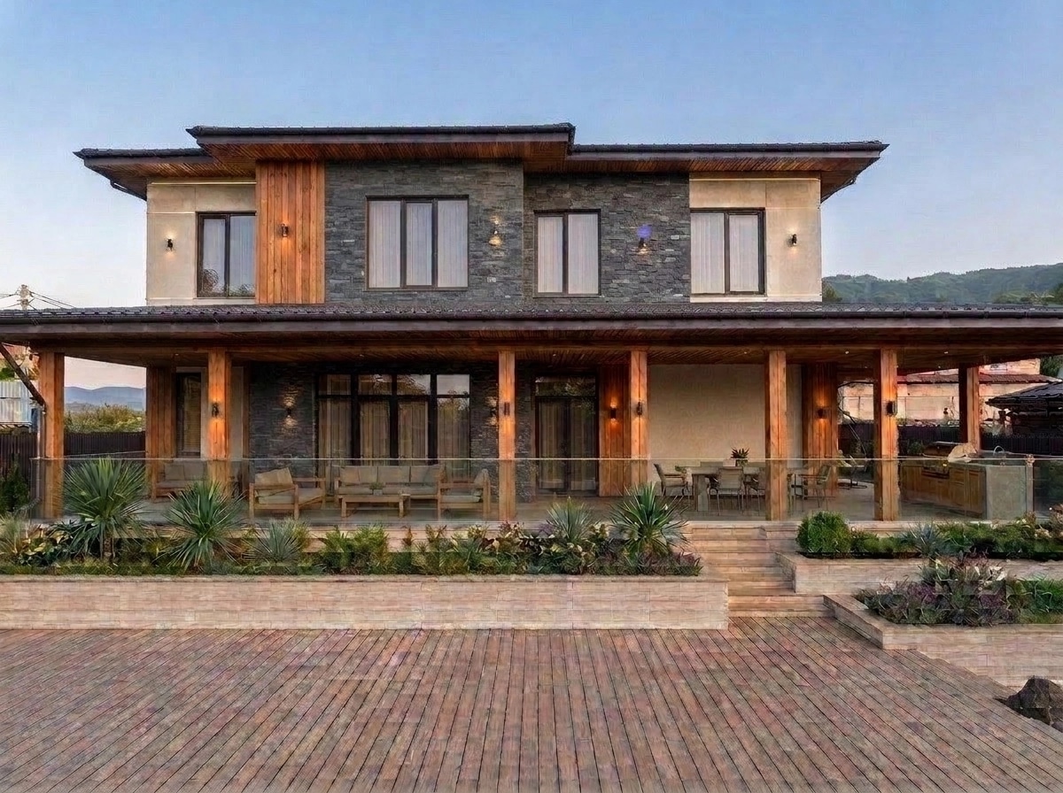 Contemporary Facade Cephe design — facade photo by GenRoom AI